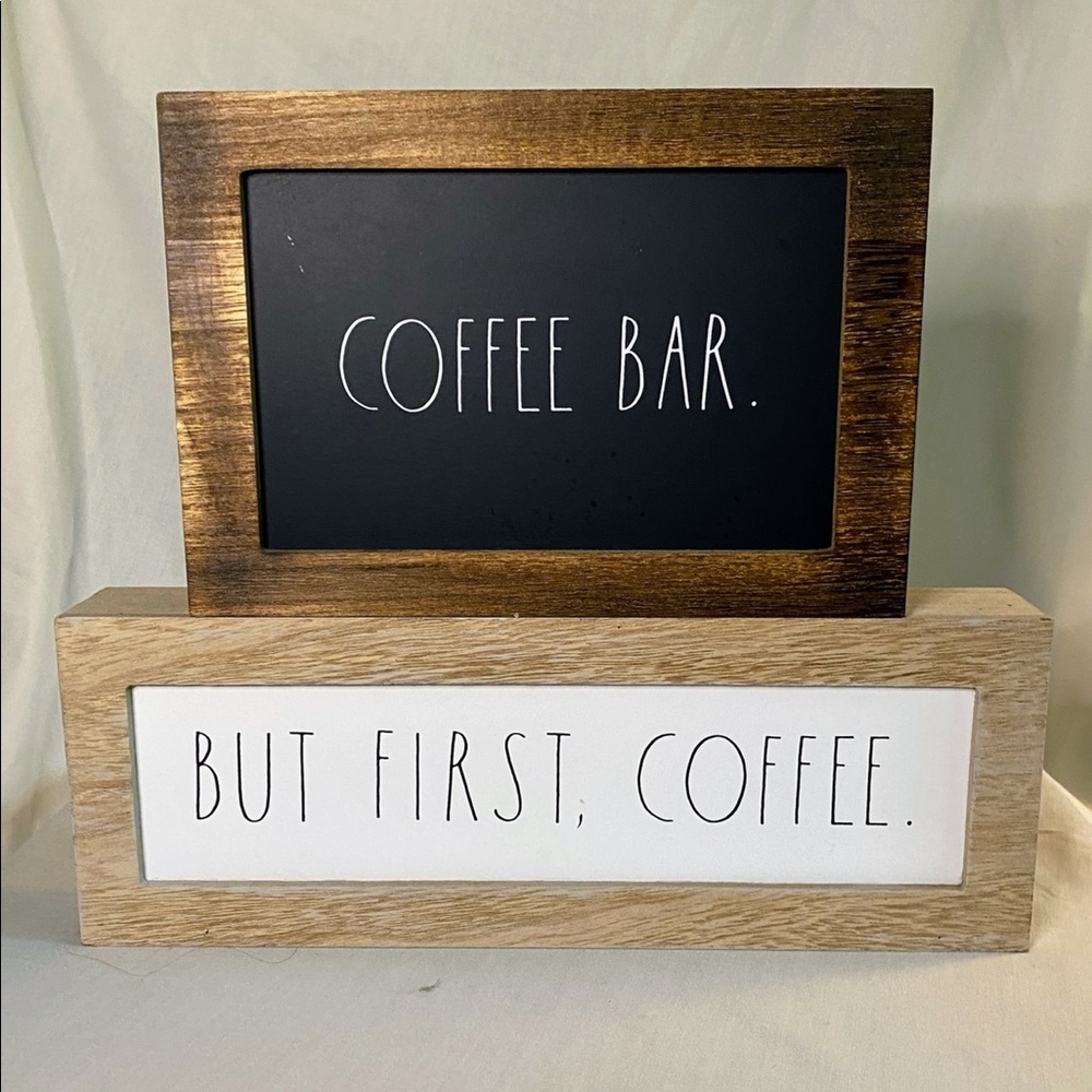 Rae Dunn Coffee Bar Signs